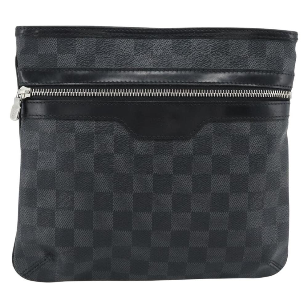 Louis Vuitton Damier Graphite Tomas Shoulder Bag Black